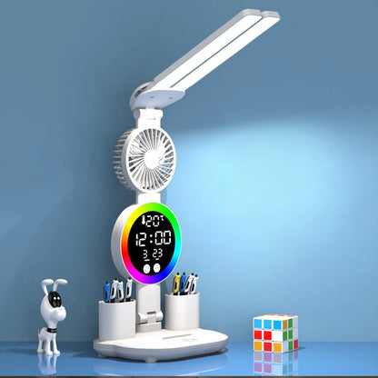 Smart Desk Lamp - LED Night Light with Clock Display for Home Decorations & Desktop Ornaments